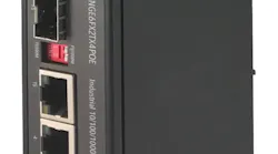 The ComNet CNGE6FX2TX4PoE is a six-port switch that offers four Gbps TX ports that support the IEEE802.3at standard and provide up to 30 watts of PoE to PDs.