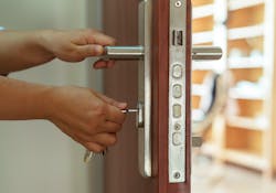 A phased access control upgrade that perhaps starts with locks may be preferrable to a customer. A phased access control upgrade that perhaps starts with locks may be preferrable to a customer.