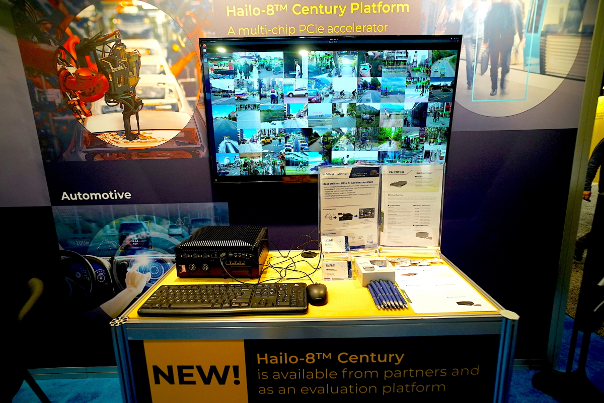 The Hailo-8 AI processor is capable of 26 tera-operations per second (TOPS) at an ultra-low power consumption of 2.5 W.