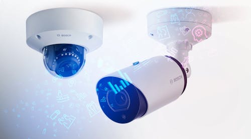 The AI-powered Flexidome and Dinion inteox 7100i IR cameras from Bosch bring a new level of efficiency to a variety of indoor and outdoor applications for city surveillance, airports, government, and traffic.