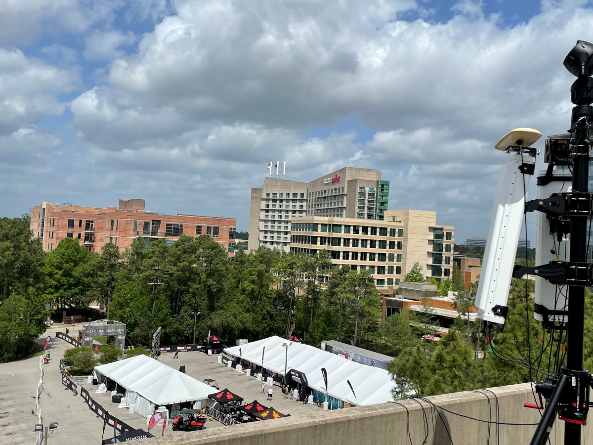 DroneSentry deployed at IRONMAN Texas.