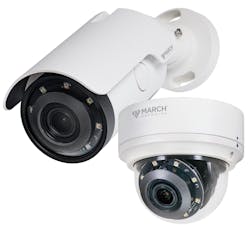The ME8 Series IP cameras from March Networks use Deep Neural Network processing power to accurately detect both people and vehicles. The ME8 Series IP cameras from March Networks use Deep Neural Network processing power to accurately detect both people and vehicles.