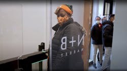 Nourish + Bloom Market (N+B) in Fayetteville, Ga., an autonomous grocery store with robotic delivery, leverages optical turnstiles as a key technology. Nourish + Bloom Market (N+B) in Fayetteville, Ga., an autonomous grocery store with robotic delivery, leverages optical turnstiles as a key technology.