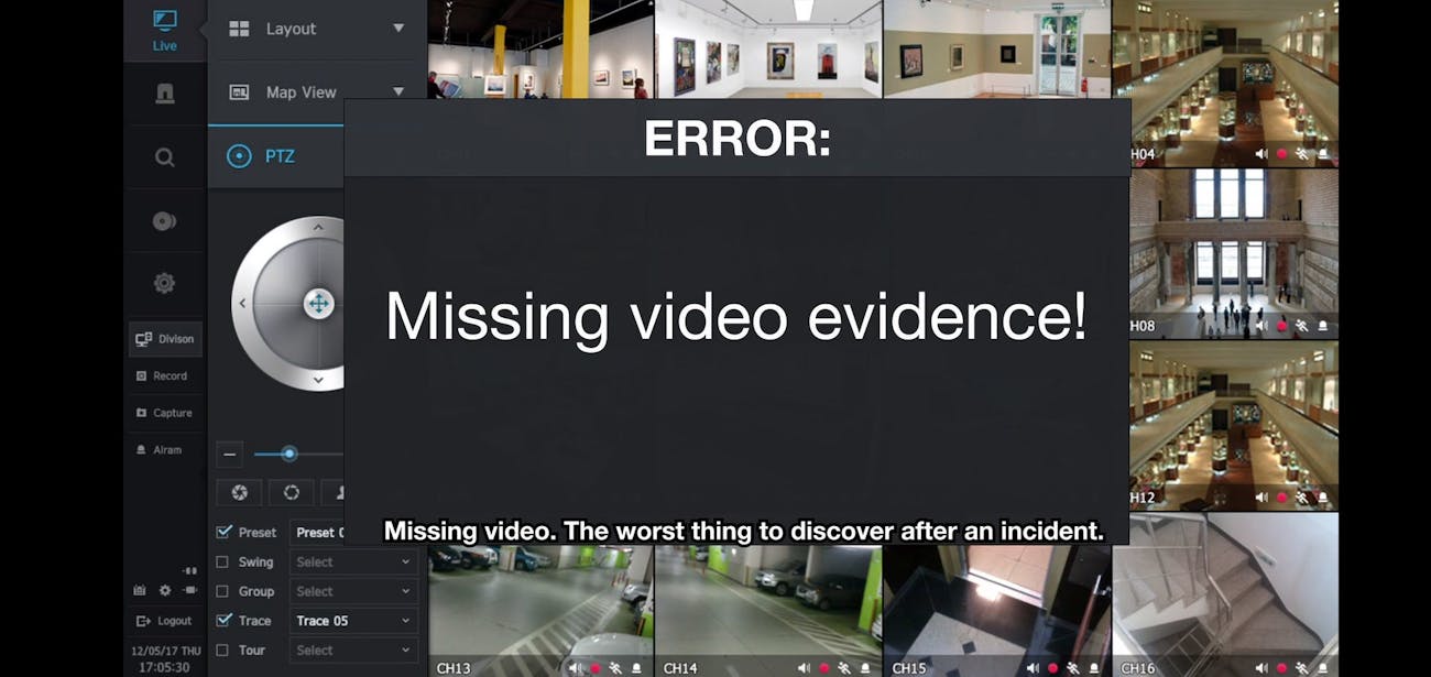 The moment missing video content is discovered, recovery is rarely possible.