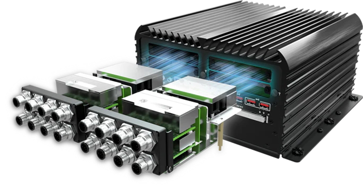 The ACO-6000-CML Series In-Vehicle Computer is engineered with versatile technologies that enable powerful processing for workloads that power intelligent automation, machine learning, and even IoT data telemetry.