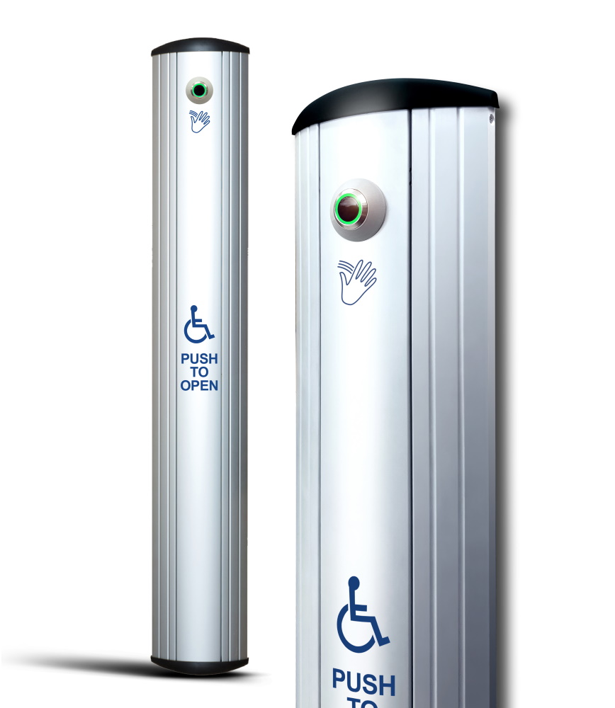 The CM-7536VR IP 65 rated sensor is 12/24 VDC, with 2&rdquo; to 8&rdquo; (5cm to 20cm) adjustable range, an adjustable time delay, red/green illumination, with switch or remote activation, and a Form C contact, rated 1A @30 VDC.