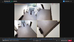 360-degree cameras offer four separate display options: Single View (Region), Double Panorama View, Panorama + Focus Views, and Quad View. 360-degree cameras offer four separate display options: Single View (Region), Double Panorama View, Panorama + Focus Views, and Quad View.