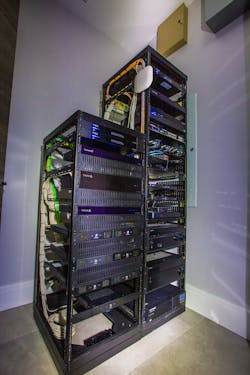 Built into the home’s Araknis Internet router, the OvrC software watches diligently for any problems with products on the home network. Built into the home’s Araknis Internet router, the OvrC software watches diligently for any problems with products on the home network.