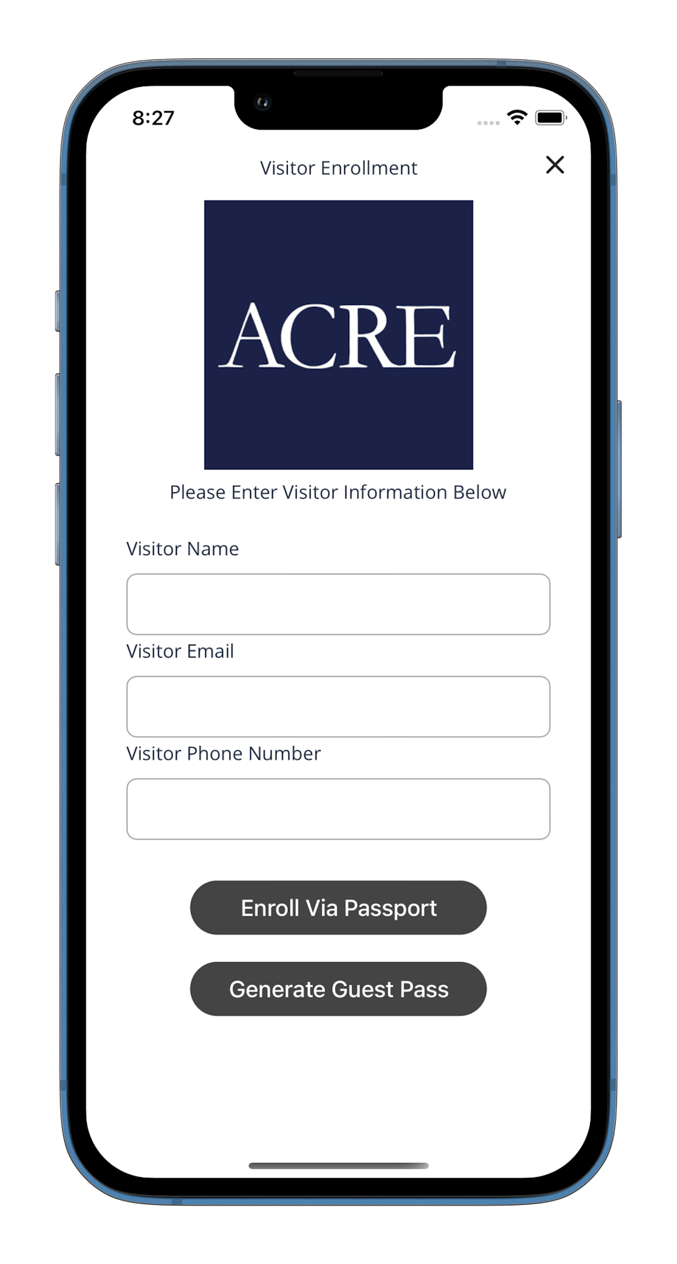 Acre Act Mobile Visitor Passport