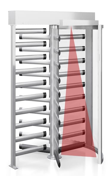 Boon Edam BE Secure-enabled Turnlock full-height turnstiles | Security