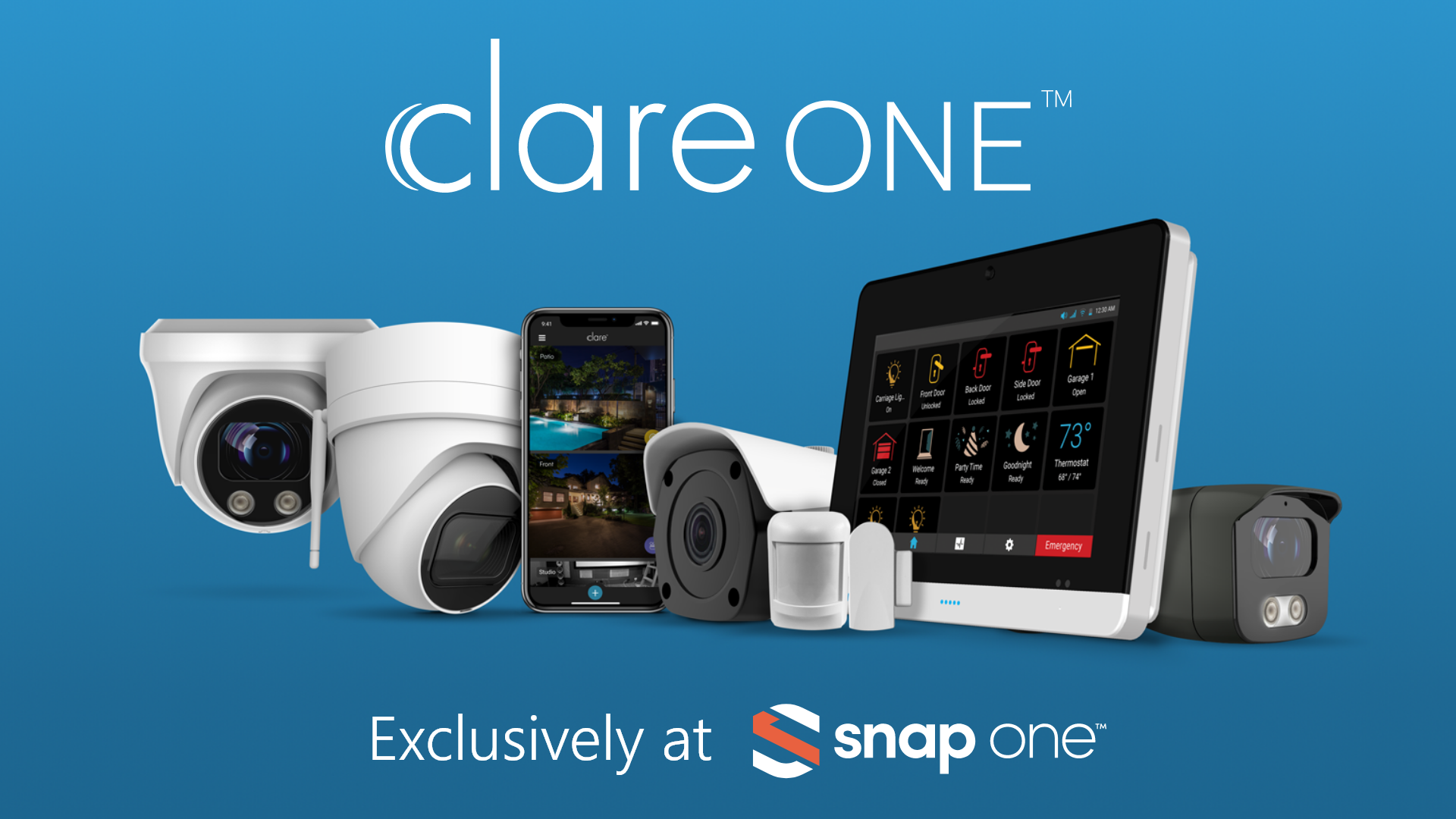 ClareOne is the centerpiece of the Clare Controls platform, providing many common features including a broad integration portfolio and rich configuration options.