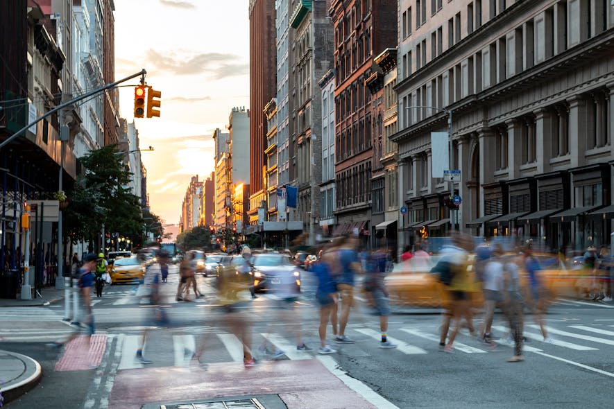 Keeping busy intersections safe for pedestrians and vehicles is one area where AI and video surveillance technology can offer an avenue for integrators to break into the smart cities market.