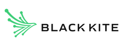 Black Kite Logo Horizontal For Light Bg