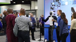 New features developed for the humanoid robot in partnership with Norway-based robotics company, Halodi, include a camera system that allows for a full 360-degree range of sight. New features developed for the humanoid robot in partnership with Norway-based robotics company, Halodi, include a camera system that allows for a full 360-degree range of sight.