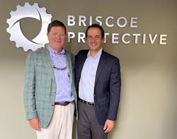 Pye-Barker CEO Bart Proctor (left, with Briscoe Protective CEO Alexander Schuil) called Briscoe Protective &apos;a respected name in security and fire protection for its lengthy industry experience and reputation for high-quality customer service.&apos;