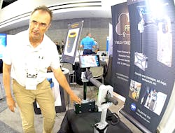 Craig Johnson of Field Forensics demonstrates the Teledyne ICM. Craig Johnson of Field Forensics demonstrates the Teledyne ICM.