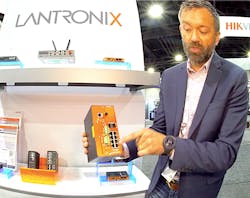 Wes Gosnell of Lantronix discusses his company’s latest products. Wes Gosnell of Lantronix discusses his company’s latest products.