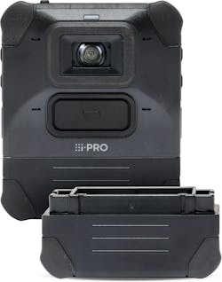 i-PRO&rsquo;s BWC4000 body-worn camera features a unique 12-hour field-swappable battery