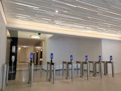 Today's optical tunrstiles can be intergrated with a variety of technologies, including biometric facial recognition. Today's optical tunrstiles can be intergrated with a variety of technologies, including biometric facial recognition.