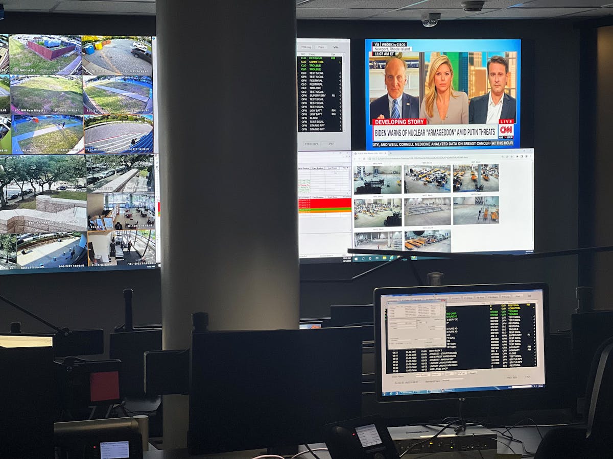 Harris County&rsquo;s Security Technology Services division feeds all IP cameras, access control, body-worn cameras, intrusion detection systems and fire monitoring into its SOC, which includes a 24/7 emergency response call center.