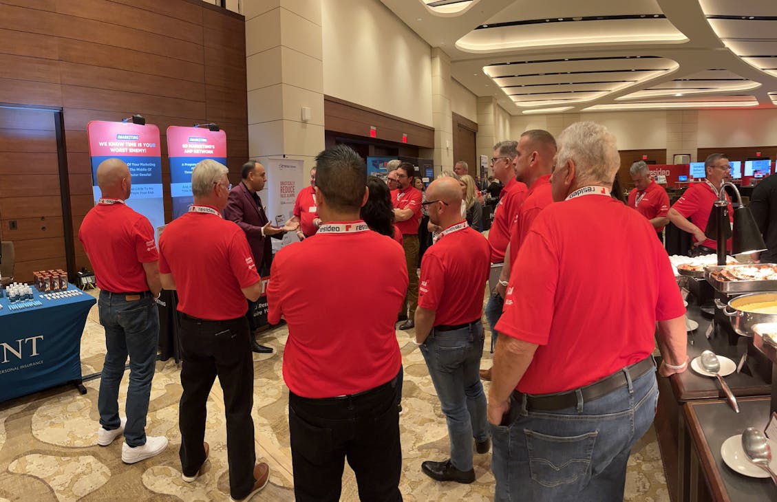 A look inside the trade show portion of the Resideo CONNECT 2022 conference.