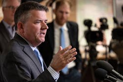 Bill Gates, chairman of the Maricopa Board of Supervisors, speaks about voting machine malfunctions at the Maricopa County Tabulation and Election Center on Wednesday, Nov. 9, 2022 in Phoenix. A day after the midterm elections, Arizona election officials continue counting votes in close state races. Bill Gates, chairman of the Maricopa Board of Supervisors, speaks about voting machine malfunctions at the Maricopa County Tabulation and Election Center on Wednesday, Nov. 9, 2022 in Phoenix. A day after the midterm elections, Arizona election officials continue counting votes in close state races.