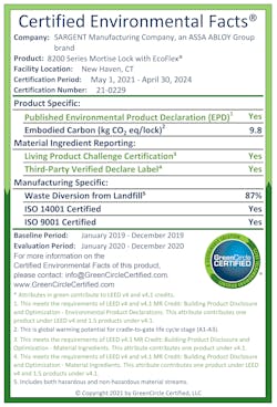 Third-party certification backs up a manufacturer&apos;s claims about sustainability, especially when the attributes of a product aren&rsquo;t clearly recognizable.