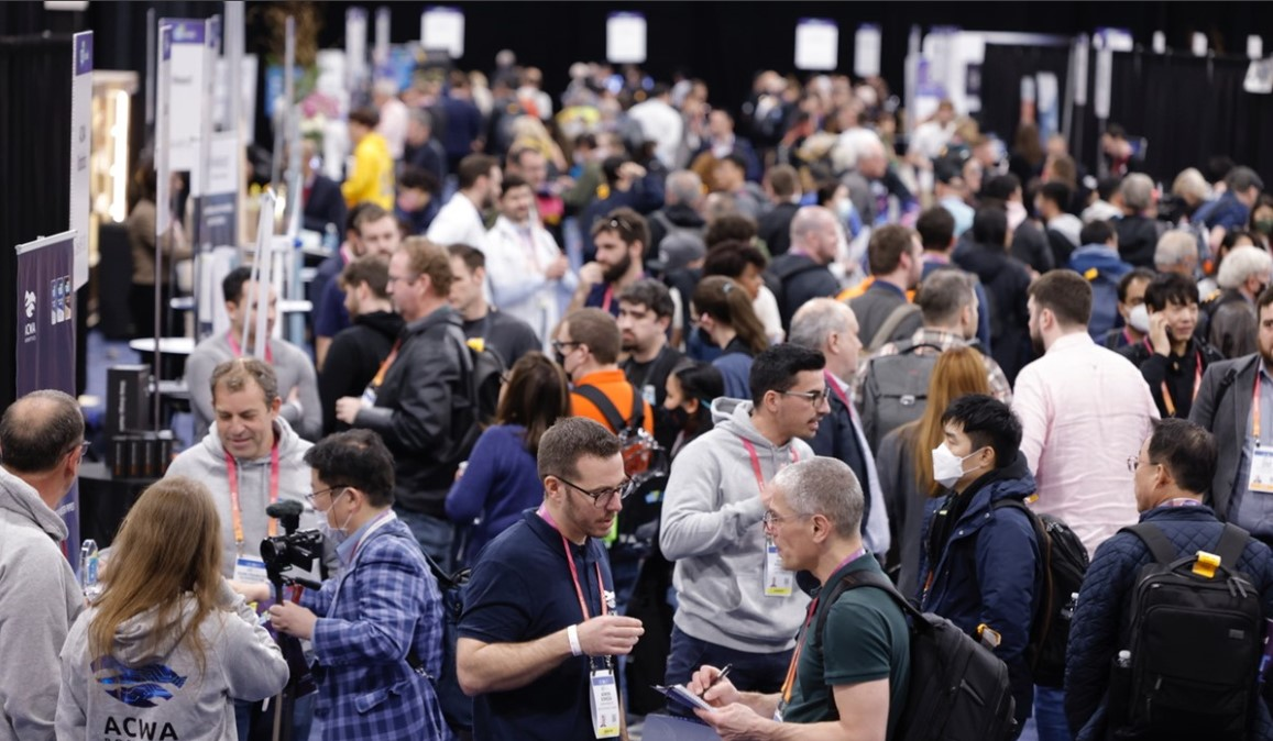 Exhibitors speaking to the media this week at CES 2023 in Las Vegas.