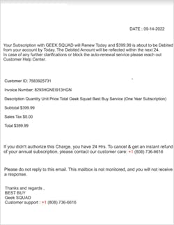 Figure 1: Help desk-themed phishing email example Figure 1: Help desk-themed phishing email example