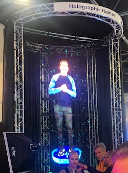 Imagine a holographic Mark Cuban directing you to the exits during an emergency. Imagine a holographic Mark Cuban directing you to the exits during an emergency.