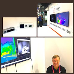 PreAct Technologies CEO Paul Drysch says his company's small LiDAR solutions can apply to a wide range of industries, including automotive, healthcare, ITS, industrial, consumer electronics, robotics and trucking. PreAct Technologies CEO Paul Drysch says his company's small LiDAR solutions can apply to a wide range of industries, including automotive, healthcare, ITS, industrial, consumer electronics, robotics and trucking.