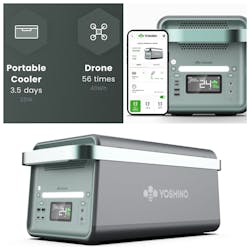 Yoshino's power stations can power fixed cameras for event monitoring five times longer than with traditional batteries. Yoshino's power stations can power fixed cameras for event monitoring five times longer than with traditional batteries.