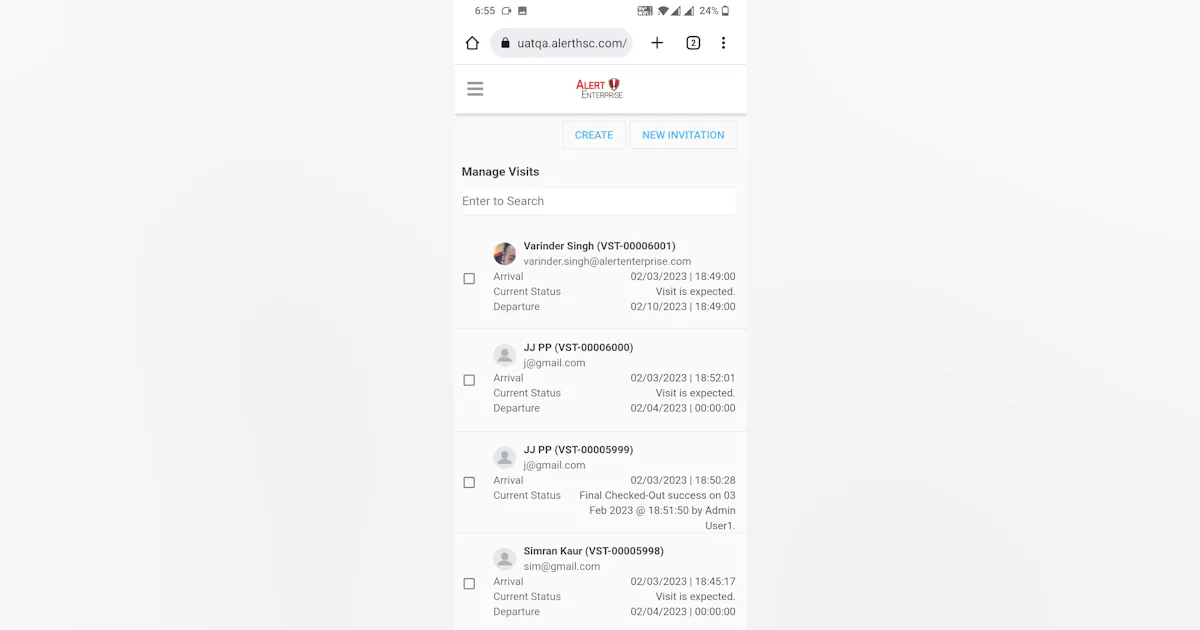 AlertEnterprise Mobile Visitor Check-In | Security Info Watch