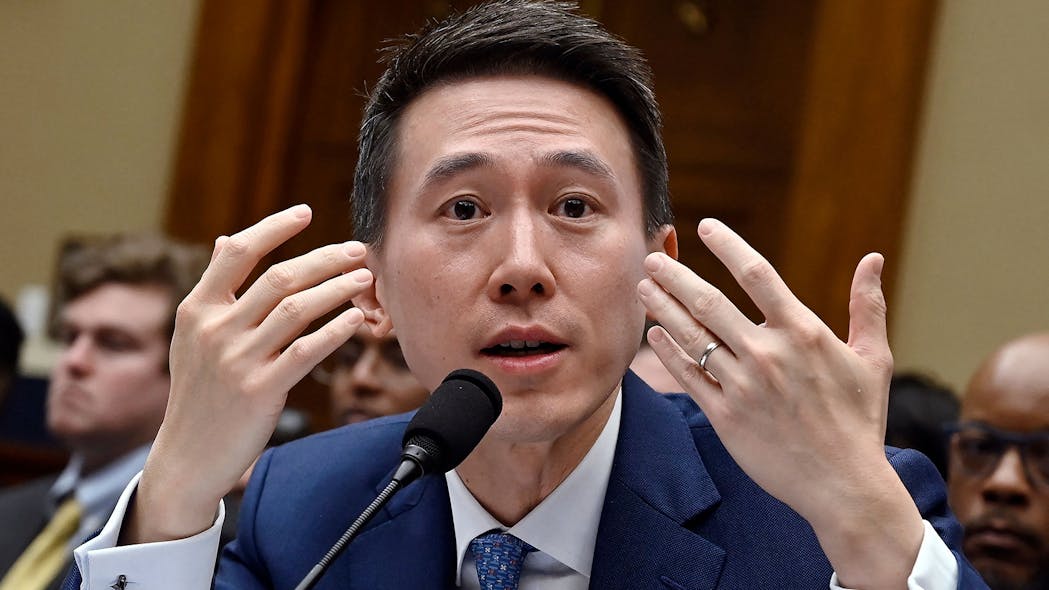 TikTok CEO Shou Zi Chew testifies before the House Energy and Commerce Committee hearing on &apos;TikTok: How Congress Can Safeguard American Data Privacy and Protect Children from Online Harms,&apos; on Capitol Hill, March 23, 2023, in Washington, D.C.