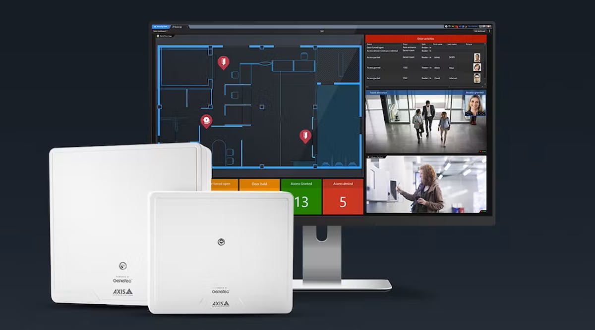 Genetec and Axis Communications announced launched enterprise-level access control that combines Genetec&rsquo;s Synergis access-control software with Axis&rsquo; A1210 and A1610 network door controllers.