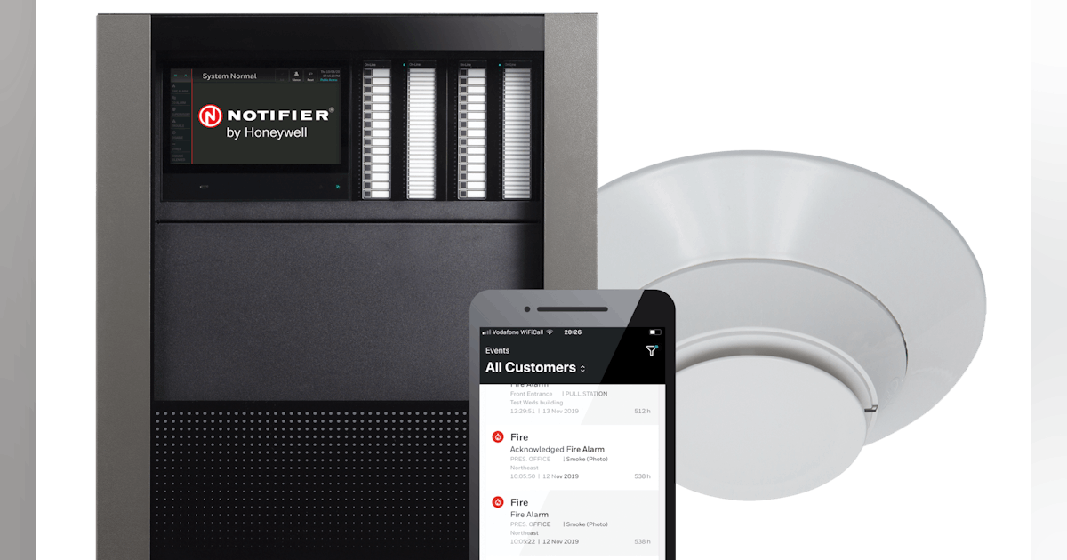 Honeywell Notifier Inspire Fire Alarm with Self-Test Detectors ...