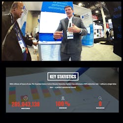 Joe Byron of Shooter Detection Systems discusses the new Guardian pricing model, Alarm.com partnership, PSAP interface and more at their booth at ISC West 2023.