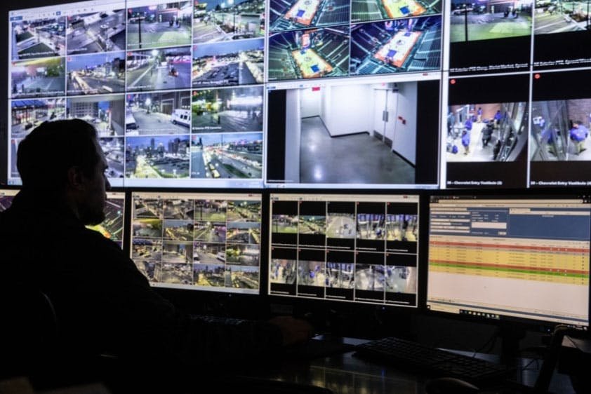 RGB Spectrum is known for its sophisticated SOC installations and other high-end video solutions like this operations center for the NHL Detroit Red Wings.