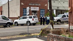 Aftermath of Dadeville shooting on April 15, 2023. Aftermath of Dadeville shooting on April 15, 2023.