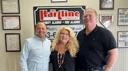 Eric Garner, President of Pye-Barker's Alarm Division, meets with Alan and Candi Hartline of The Hartline Company. Eric Garner, President of Pye-Barker's Alarm Division, meets with Alan and Candi Hartline of The Hartline Company.