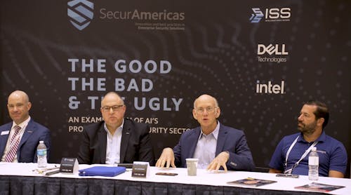 Bill Bozeman, former president and CEO of The PSA Network (center right), says integrators made an excellent transition adjusting to the needs of enterprise-level access control. But he sees a more challenging road ahead for traditional integrators deploying AI technology.