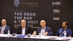Bill Bozeman, former president and CEO of The PSA Network (center right), says integrators made an excellent transition adjusting to the needs of enterprise-level access control. But he sees a more challenging road ahead for traditional integrators deploying AI technology.