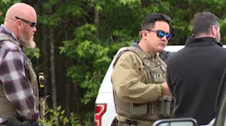 Authorities continue a manhunt for the suspect who shot and killed 5 people in a home last Friday in Texas.