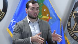 Prepared Live CEO Michael Chime discusses the 911 caller live video technology at a press conference Thursday in Tulsa, Okla. Prepared Live CEO Michael Chime discusses the 911 caller live video technology at a press conference Thursday in Tulsa, Okla.