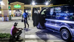 Police investigate after a DeKalb County man was killed during a shooting at gas station just outside of east Atlanta July 19. Police investigate after a DeKalb County man was killed during a shooting at gas station just outside of east Atlanta July 19.