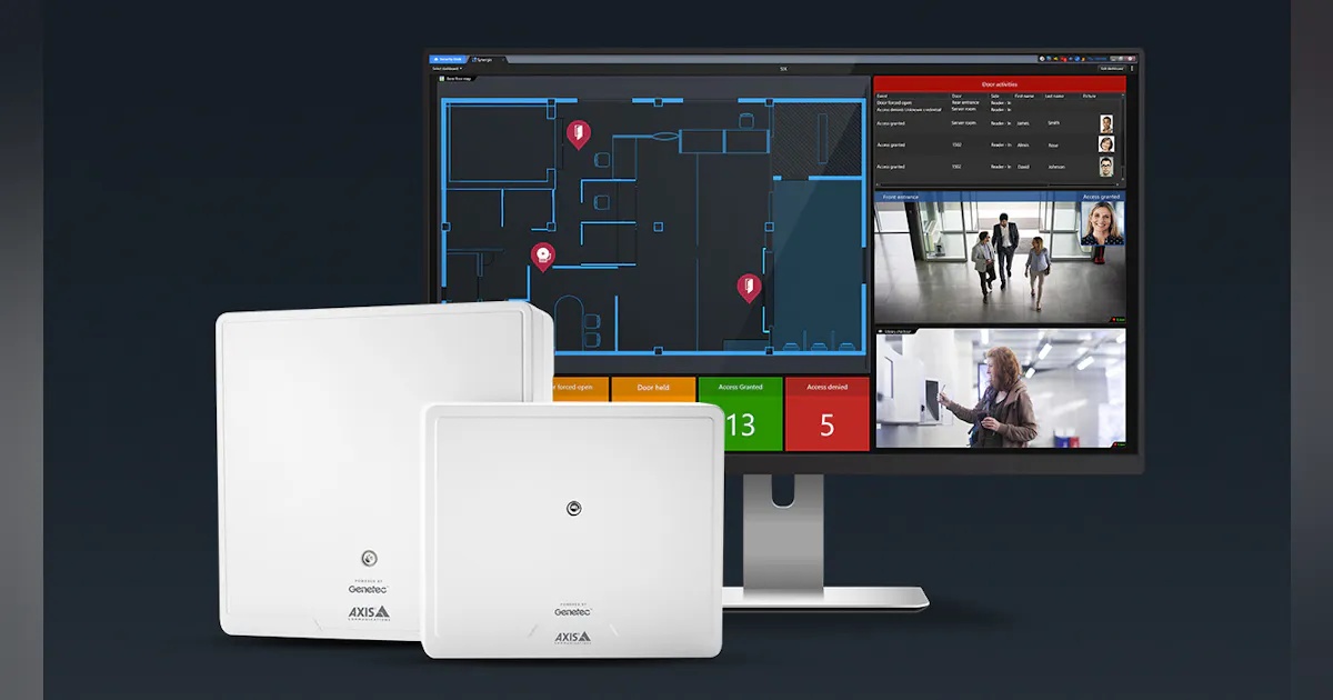 Genetec Software Interface Axis Powered by Genetec Enterprise Access Control Software Solution ...