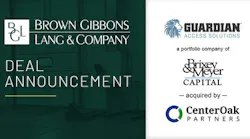 Bgl Announces The Sale Of Guardian Access Solutions
