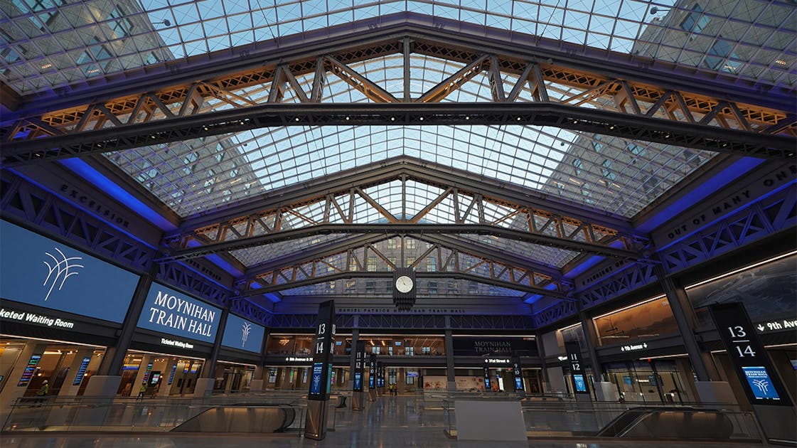 SOM completes Daniel Patrick Moynihan Train Hall in New York