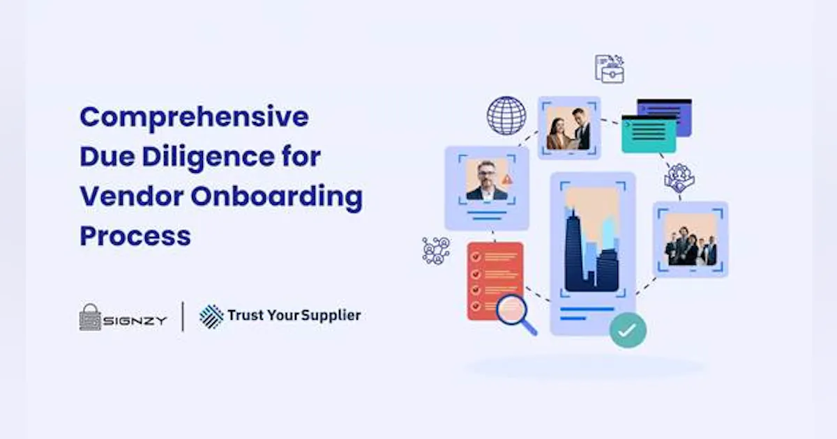 Signzy Application Trust Your Supplier, Signzy partner to revolutionize AI-powered digital ...