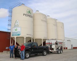 Paul Olson, owner of Olson Seed Service (left) collaborated with Vivotek Regional Sales Manager Shannon Benna and Robert Smith of Iowa-based integration firm Tech Zone to craft a security solution. Paul Olson, owner of Olson Seed Service (left) collaborated with Vivotek Regional Sales Manager Shannon Benna and Robert Smith of Iowa-based integration firm Tech Zone to craft a security solution.